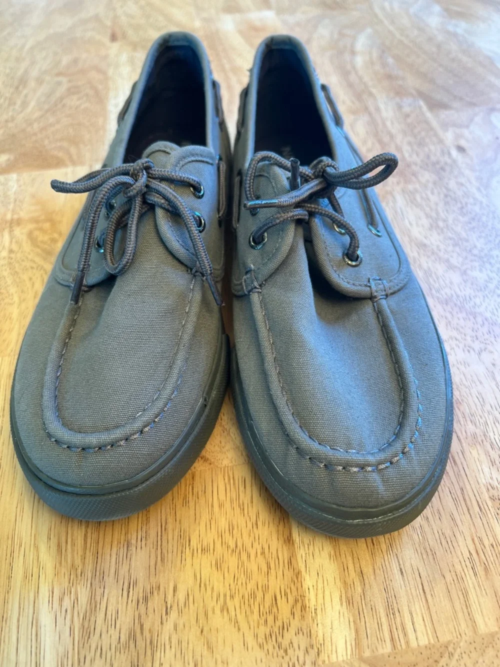 Nautica Spinnaker Youth Gray Boat Shoes US size 5 or EU 37 - Picture 8 of 14